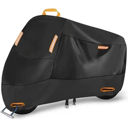Premium Waterproof Outdoor Motorcycle Cover - Heavy - Duty UV Protective Shield (2XL)