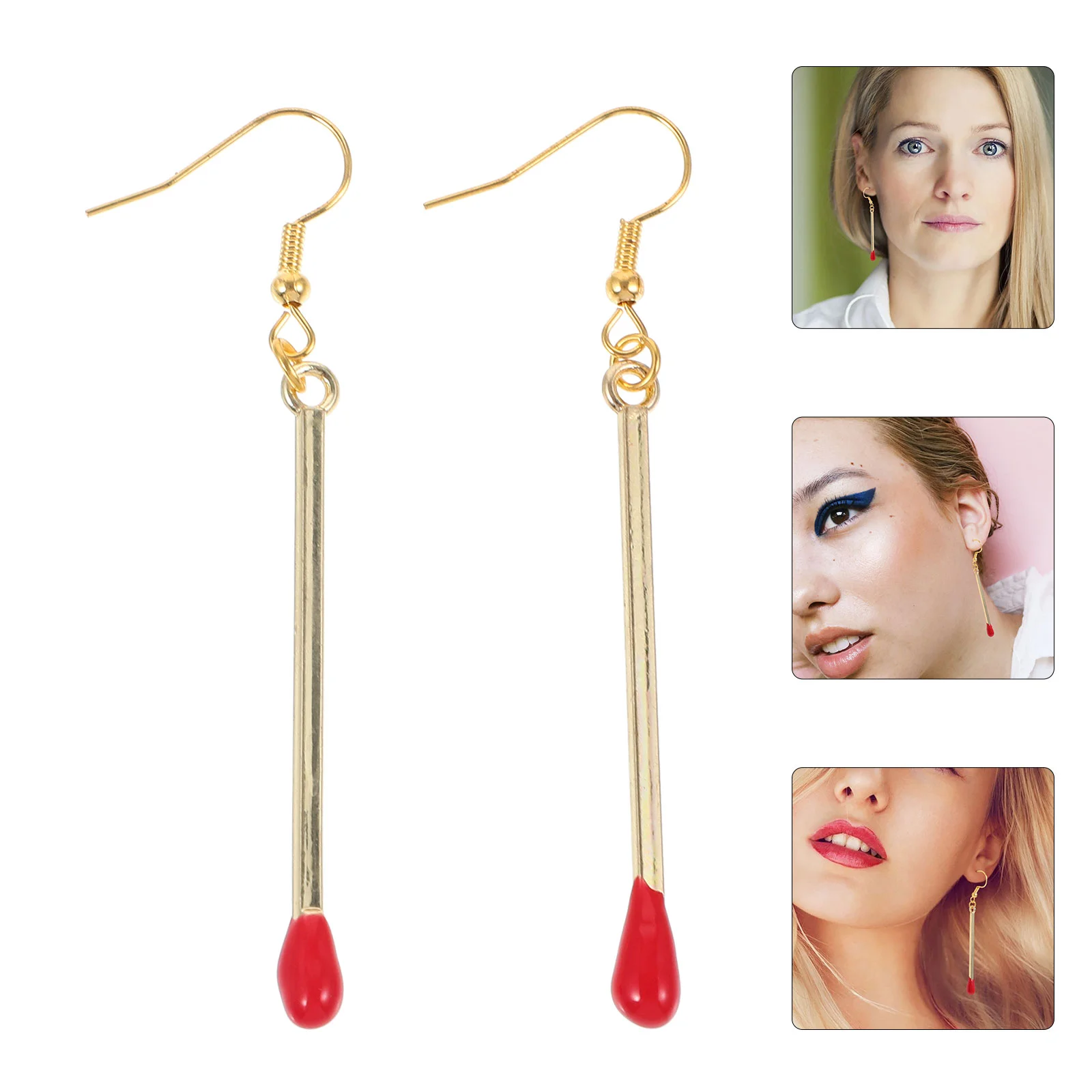 Рисунок 2 - Серьги-подвески в виде спичек