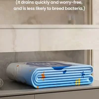 Grande piscine gonflable de 1,5/2,6 m à 3 couches, pour intérieur et extérieur, jouet pour enfants, piscine épaissie à motif de dessin animé, jeu aquatique familial pour jardin 5