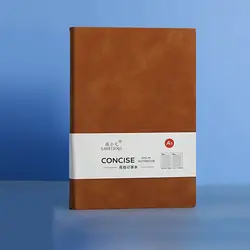 Vintage Sheepskin A6 Notebook and Journal - Thick Business Writing Paper, 2023 Weekly Planner & Diary Agenda (Brown)
