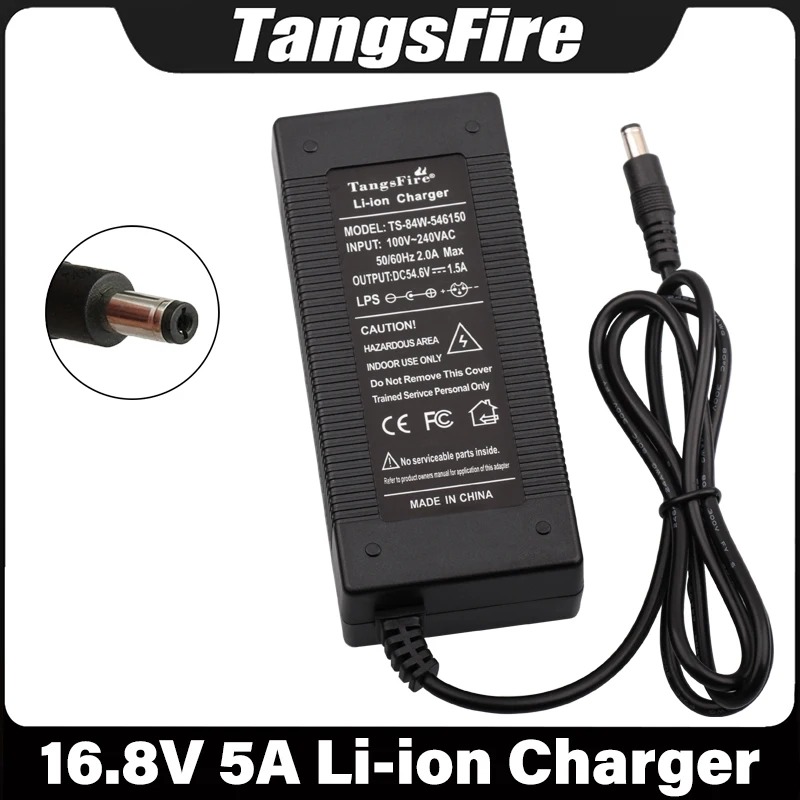 

Output 54.6V 1.5A Lithium battery charger Input 100-240V for 13Series 48V Electric bicycle scooters polymer Li-ion battery charg