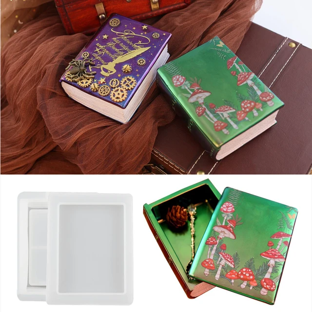 Miniature Book Silicone Mold, Open Book Mould