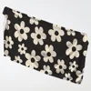 Black Background Small White Flower Printed Beach Towel Is A Must-Have For Summer And Holiday Bathroom Decoration Beach 4