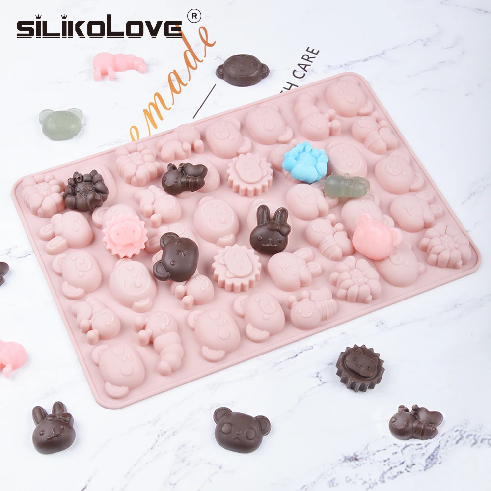 SILIKOLOVE Mini Heart Gummy Candy Mold Silicone Chocolate Molds Valentine  Confectionery Jelly Candy Molds Bakery Accessories - AliExpress