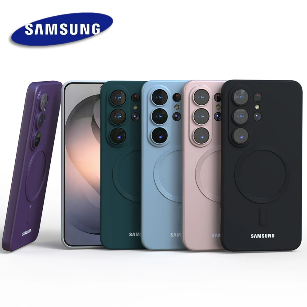 Magnetic Silicone Phone Case with Magsafe Compatibility