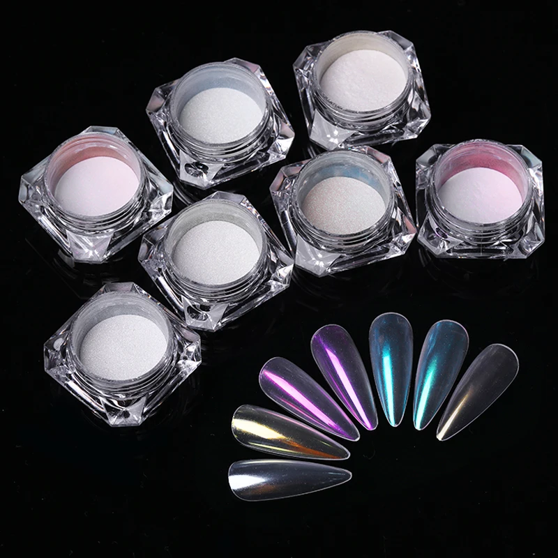 1pcs Mirror Nail Powder Dust Shimmer Mermaid Pigment Powder For Nails  Glitter Shell Dust DIY Summer Nail Polish Decor JIB01-07-1 - Price history  & Review