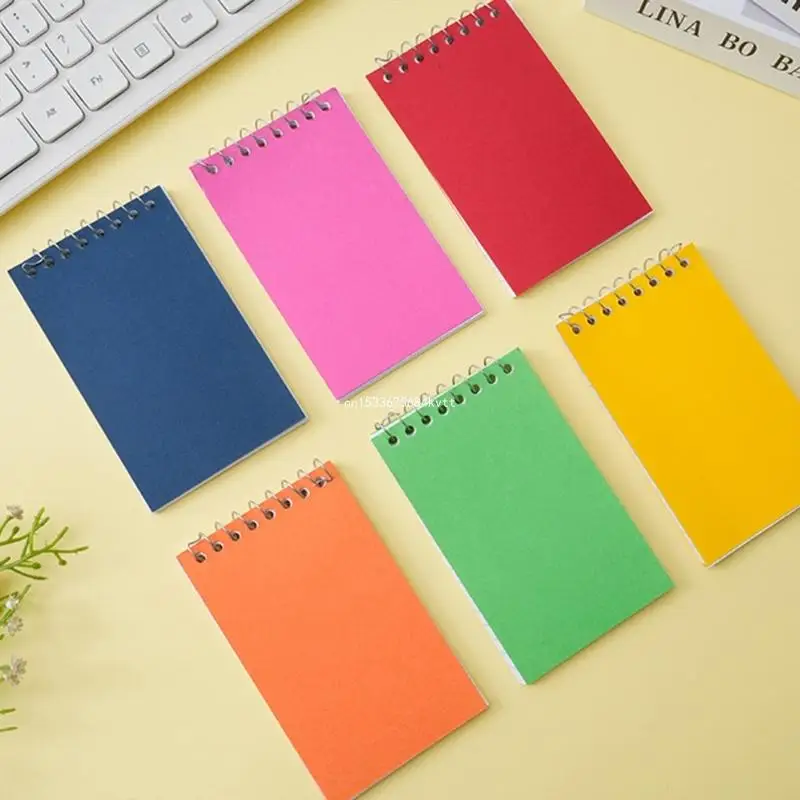 6 Pcs 포켓 노트북 Wirebound 노트북 편지지 노트북 저널 노트북 Dropship