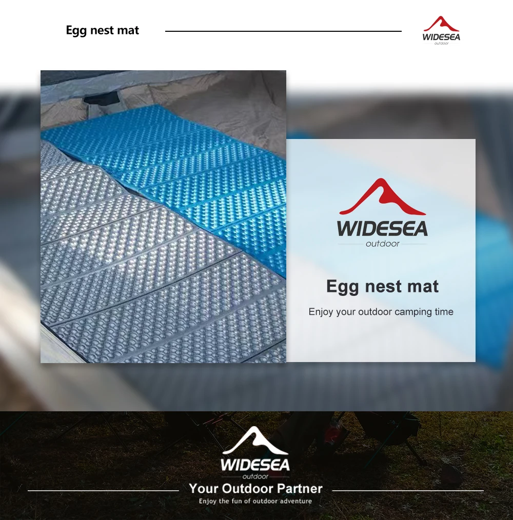 Wideea Camping matte tragbare wasserdichte Isomatte Picknick Schaum Bett Matratze Reise Trekking Ausrüstung Decke feuchtigkeit beständig – Detail 6
