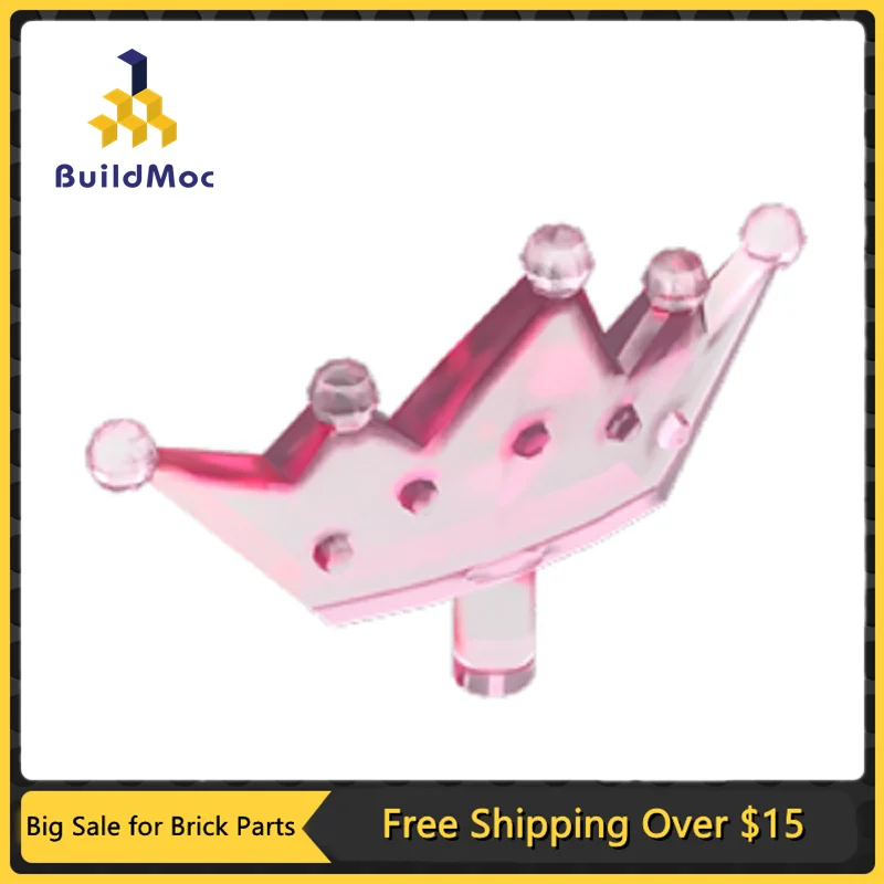 

10 шт., детали MOC 33322, тиара с короной, Совместимые Кирпичи, сборные строительные блоки «сделай сам», детская головоломка, игрушка для мозга, подарок