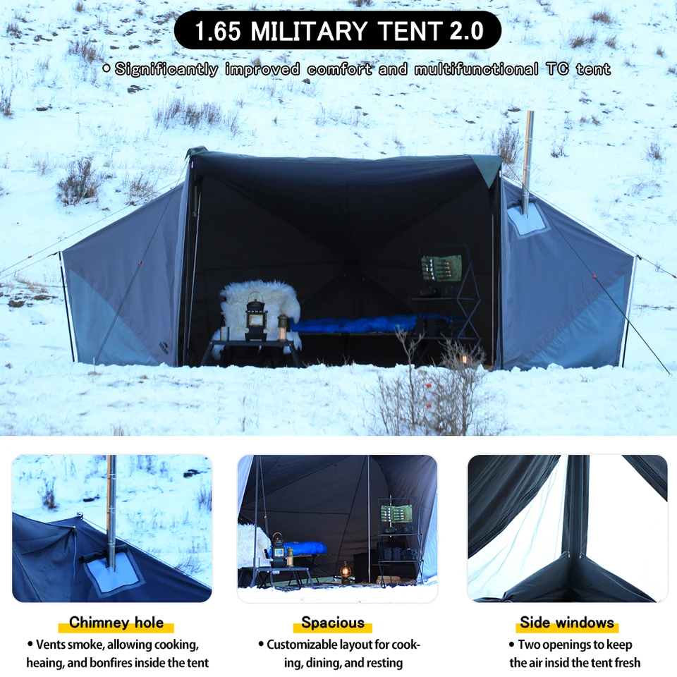 Soomloom 1.65 Military Tent テント 2人用 公式]SOOMLOOM official shop / Soomloom テント 2人用 1.65 Military Tent