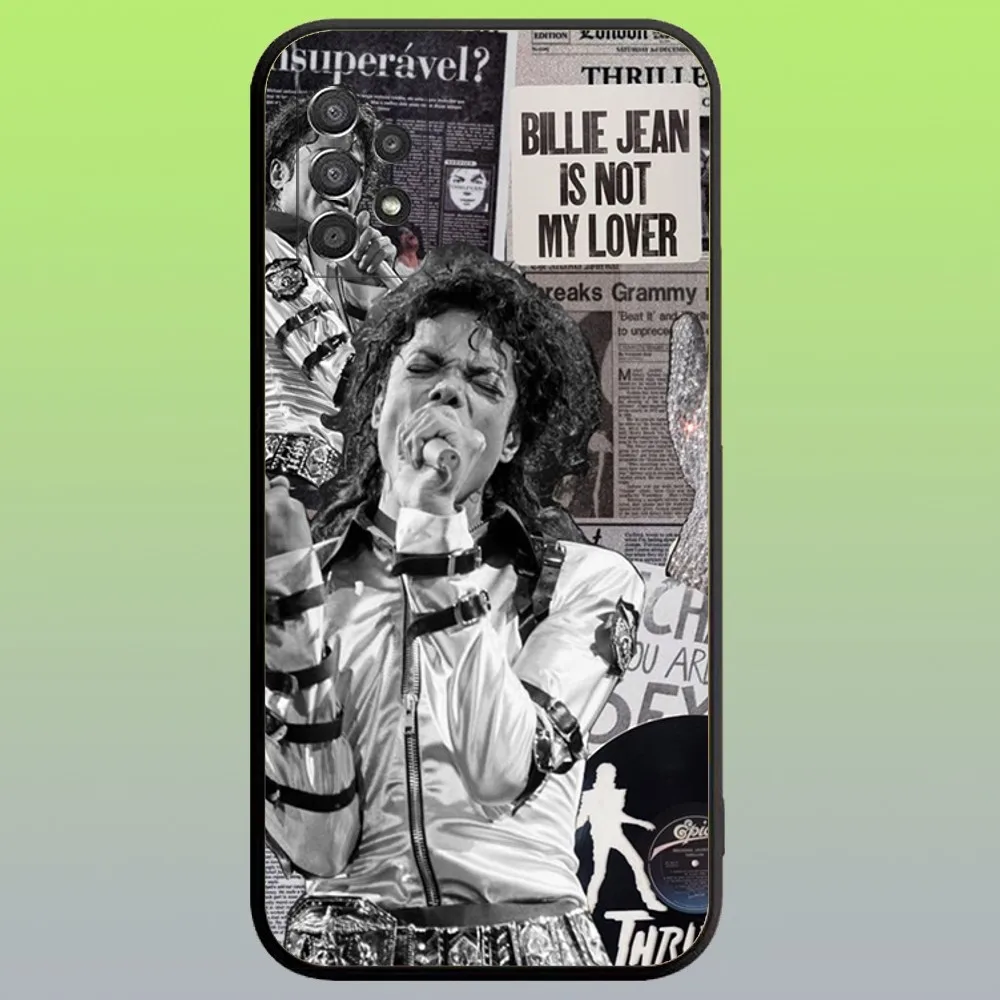 Singer Michael Jackson Premium Soft Black Phone Case