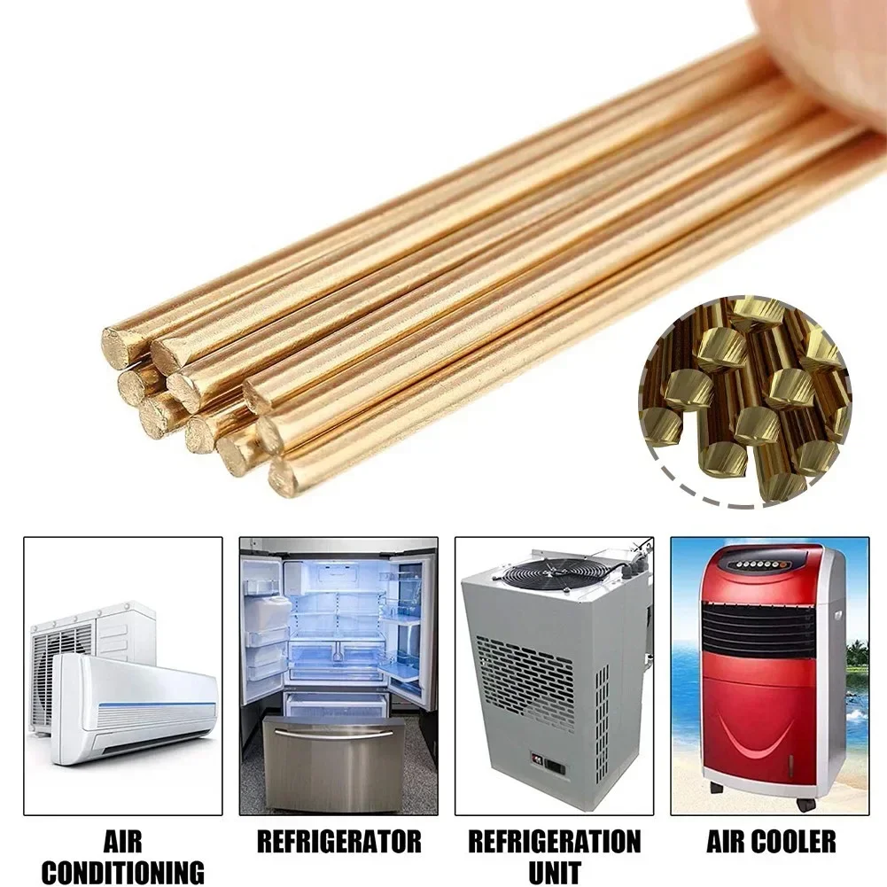 20PCS Welding Wire Phosphor Bronze Silver Electrode Wire Welding Rod Copper Pipe Special Brazing Solder