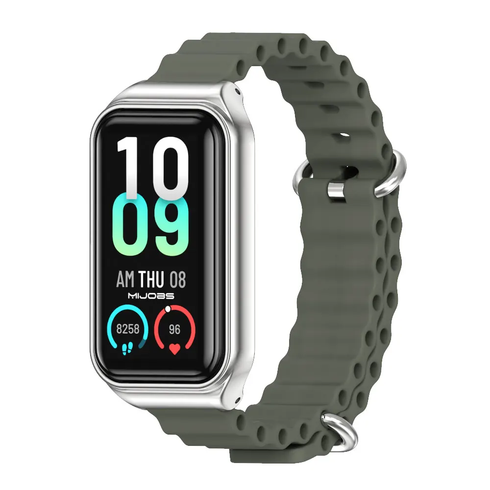 For Amazfit Band 7 용 교체 스트랩 Amazfit 7 밴드 스트랩 팔찌 Smart Watch Watchband 용 스마트 시계 실리콘 밴드