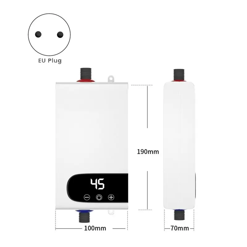 【FAVORITE】Kitchen Faucet Tap 5500W Tankless Water Heater Instant Instantaneous Heating LED Digital Display Crane Hot Water Syste 6