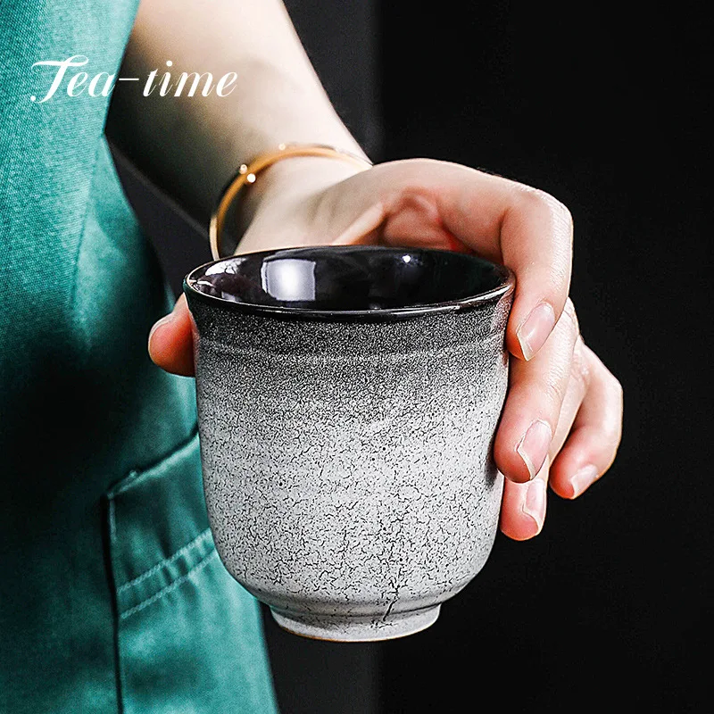 Espresso Cup Ceramic Pottey Water Cup Large-capacity Tea Kiln Change Master Japanese Retro 200ml