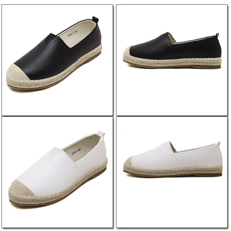 Fisherman Sneakers Flats Women Shoes High Quality New Ladies Casual Loafers Woman Low-cut Slip-on Plus Size Rome Retro Style