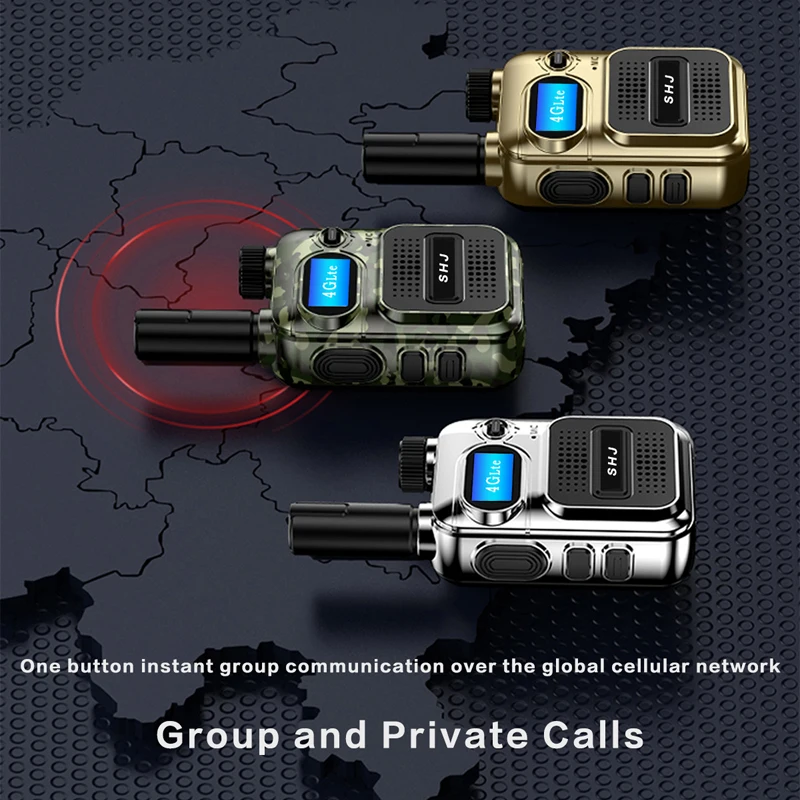 SHJ 4G PoC Radios with 2 Additional Yearly Sim Cards- Ultimate Communication Solution for Businesses and Teams walkie-Talkie Dur 3