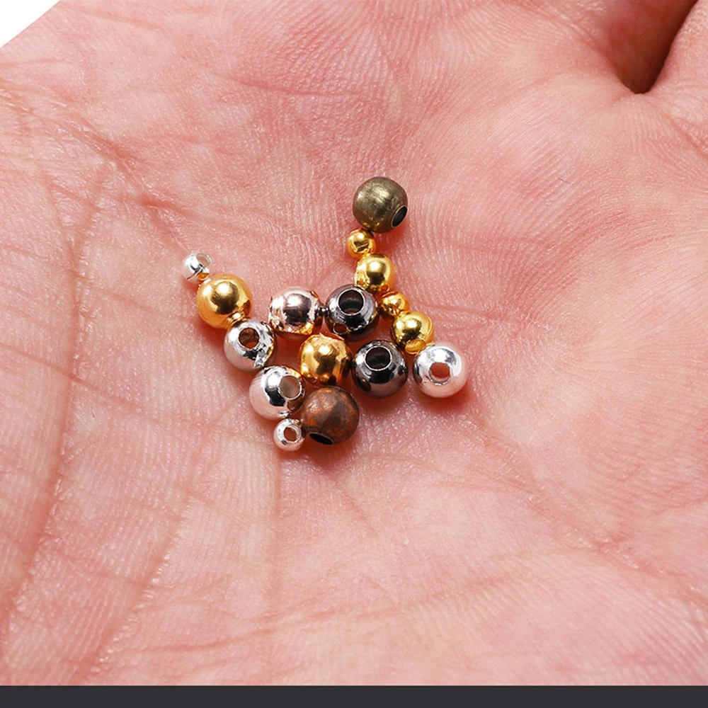 Perles à Sertir en Tube de Laiton, Perles à Écraser et Entretoise à