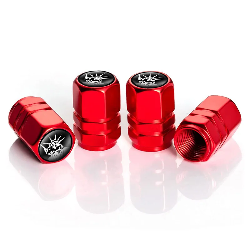 

For Tesla Model 3 Y X S 4pcs Tire Dust Caps Valve Stem Cap Anti-Corrosion Leak-Proof Car Tire Accessory