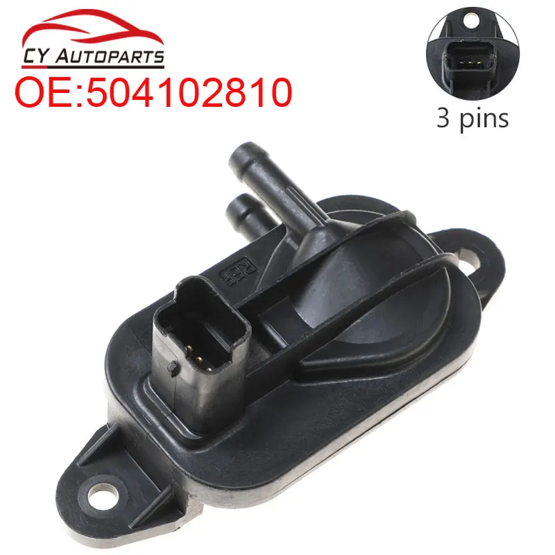 Differential Pressure Sensor for Iveco Daily III IV V Fiat Ducato 2.3 3.0 D HDI 504102810 1400952180 55210304