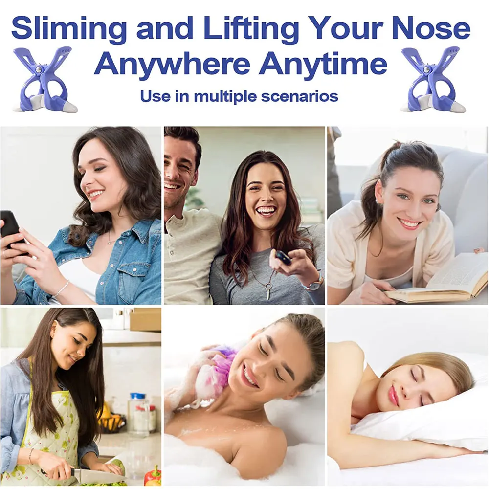 Nose Corrector Shaper Nose Bridge up Slimming Lifting Straightener Clips for Women Men Girls and Ladies Beauty Tools 6