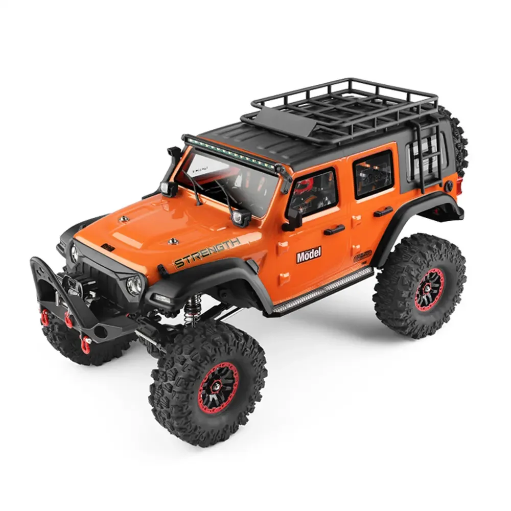 Wltoys 104010 RTR 1/10 2.4G 4WD RC Car Rock Crawler Off-Road Climbing Truck Full Proportional LED Light Vehicles Models Toys 2