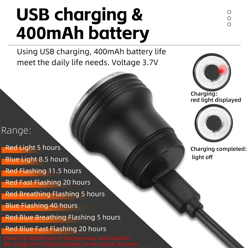 WEST BIKING Bicycle Smart Taillight Hight-brightness LED Lamp Beads Tail Light Waterproof USB Charging Cycling Sign Light