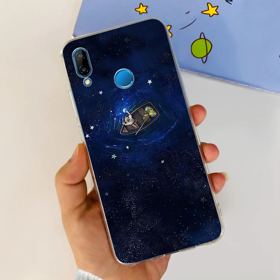 Stylish Painted Clear Silicone Soft TPU Phone Case