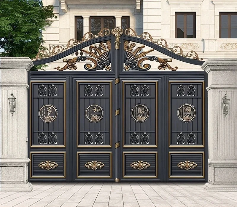 European Style Modern Aluminum Gates For Houses Ornate Aluminum Garden Gates For Villas & Estates