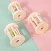 Montessori Baby Development Games of Children Girl 1 to 2 Years Wood Rattles Bell Color Early Educational Hearing Musical Toys 3