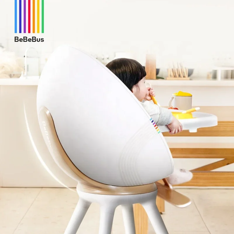 Luxury Multifunctional Adult Baby Feeding Highchair In Wooden