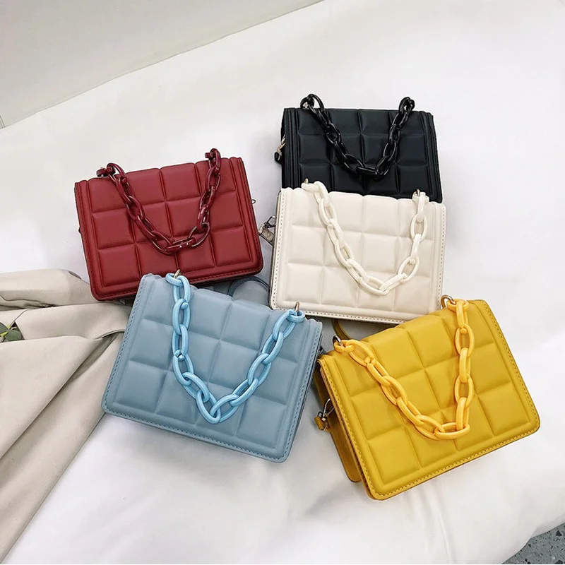 KoreanFashionEmbossedFlapCrossbodyBagMiniPursesandHandbags