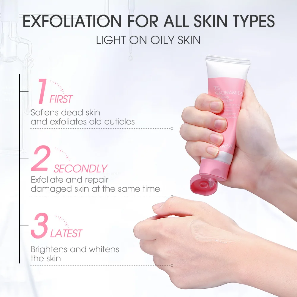 Niacinamide Facial Cleanser Exfoliator Deep Cleansing Moisturizing Nourishing Shrink Pores Oil-Control Brightening Skin Care 4