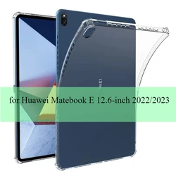 Transparent Soft TPU Protective Tablet Case for MateBook E 12.6 2023 (Matebook E 2023)