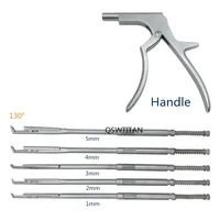 Ensemble de Kerrison Rongeur rotatifs, instruments orthopédiques vétérinaires, instruments neurochirurgicaux de la colonne vertébrale 2