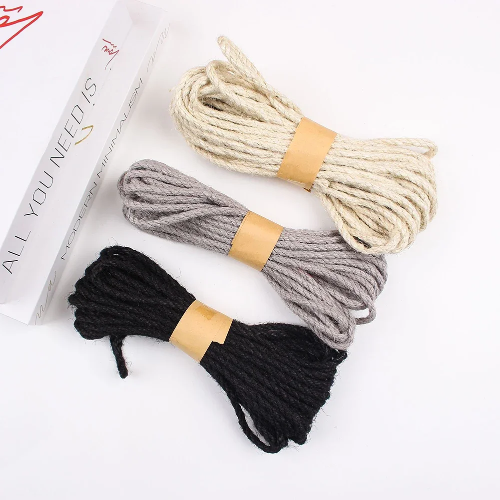 Jute Twine For Scratching Post Cat Scratcher Replacement Rope For Cat Tree Tower Crafts Gardening Hammock Home Decor (33FT)