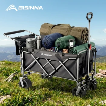 BISINNA Folding Camping Wagon Cart 1