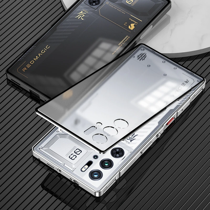 

Защитный чехол для Nubia Red Magic 9 Pro + магнитное стекло для телефона Матовый металлический защитный чехол для Red Magic9 9pro + 9proplus защитный чехол