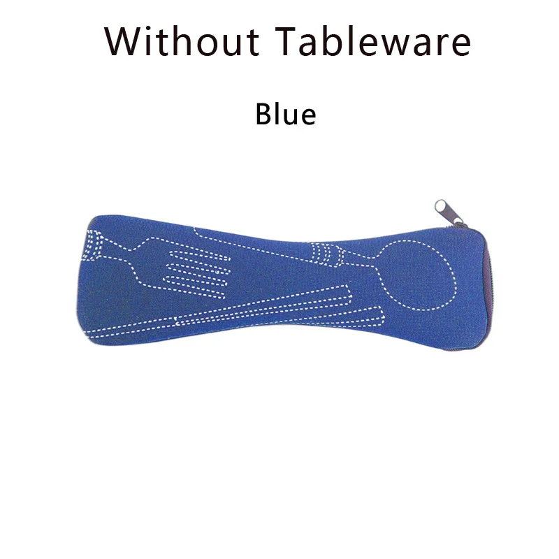 Portable Tableware Storage Bag Cutlery Travel Packaging Storage Box Picnic Fork Spoon Knife Pouch Without Tableware
