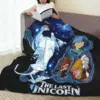 The Last Unicorn Blankets Fleece Breathable Sofa Throw Blankets For Couch Bedding Office Throws Bedspread Quilt 5