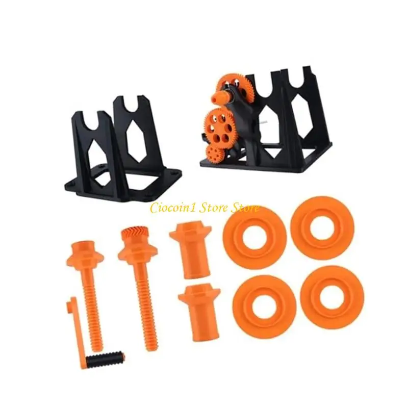 A3PC 1Set gebrauchsfertiger Handkurbel-Filamentspulenwickler für 3D-Druckmaterialien. Effizientes Aufwickeln verhindert – Detail 9
