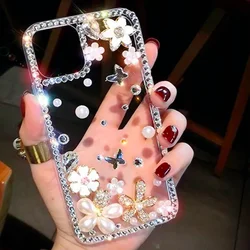 Bling Crystal Phone Case - Mi 12T pro (Flower)