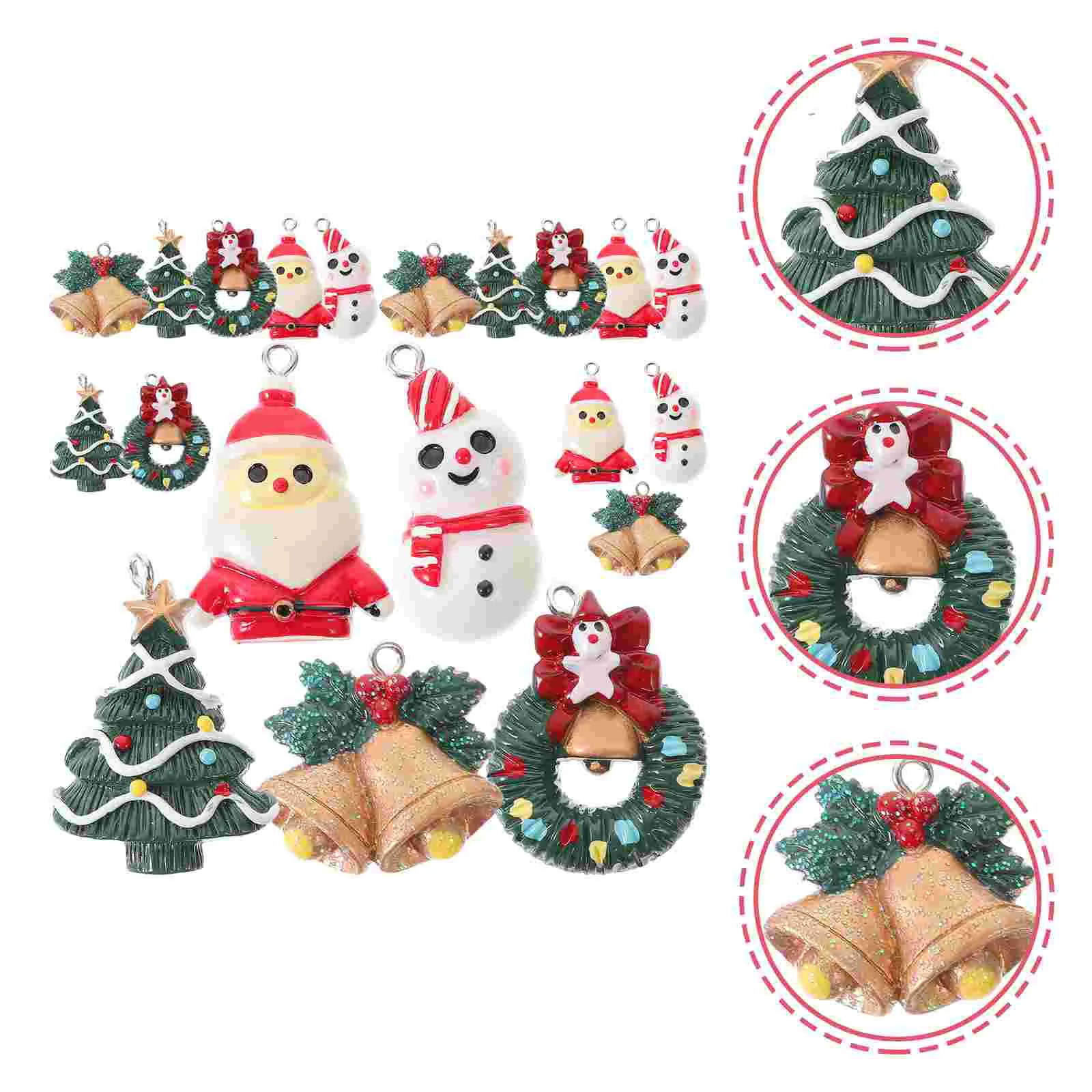

20pcs Christmas Hanging Ornament Hanging Decor Hanging Ornament DIY Accessory