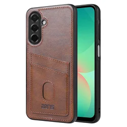 Vintage Leather Phone Case - Stylish Protective Cover for Galaxy a27 (Coffee)