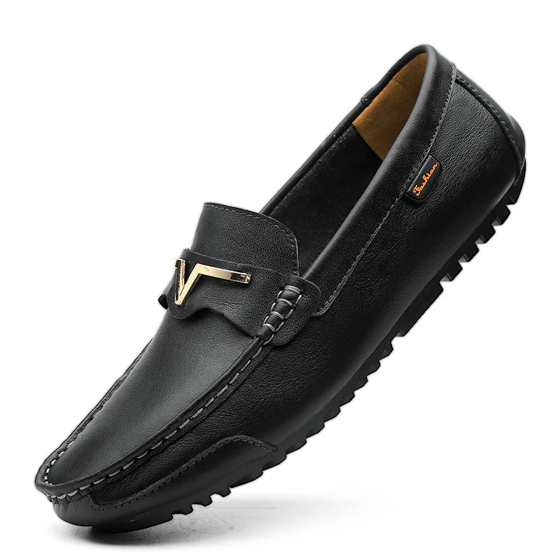 

Fashion Business Men Casual Shoes Italian Mens Loafers Moccasins Breathable Slip on Male Driving Shoes Daily Office Formal Shoes