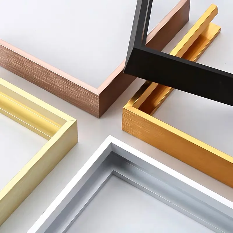 

DIY Metal Poster Frame Classic Aluminum Oil Painting Frames Max Thickness For 1.6cm Picture Unassembled Frame No Glass No Board