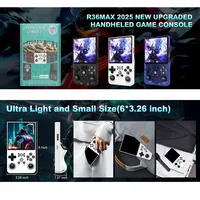 Портативная игровая консоль в стиле ретро, система Linux, 4,0-дюймовый IPS-экран с открытым исходным кодом, портативный видеоплеер R36MAX, подарок для детей — изображение 6