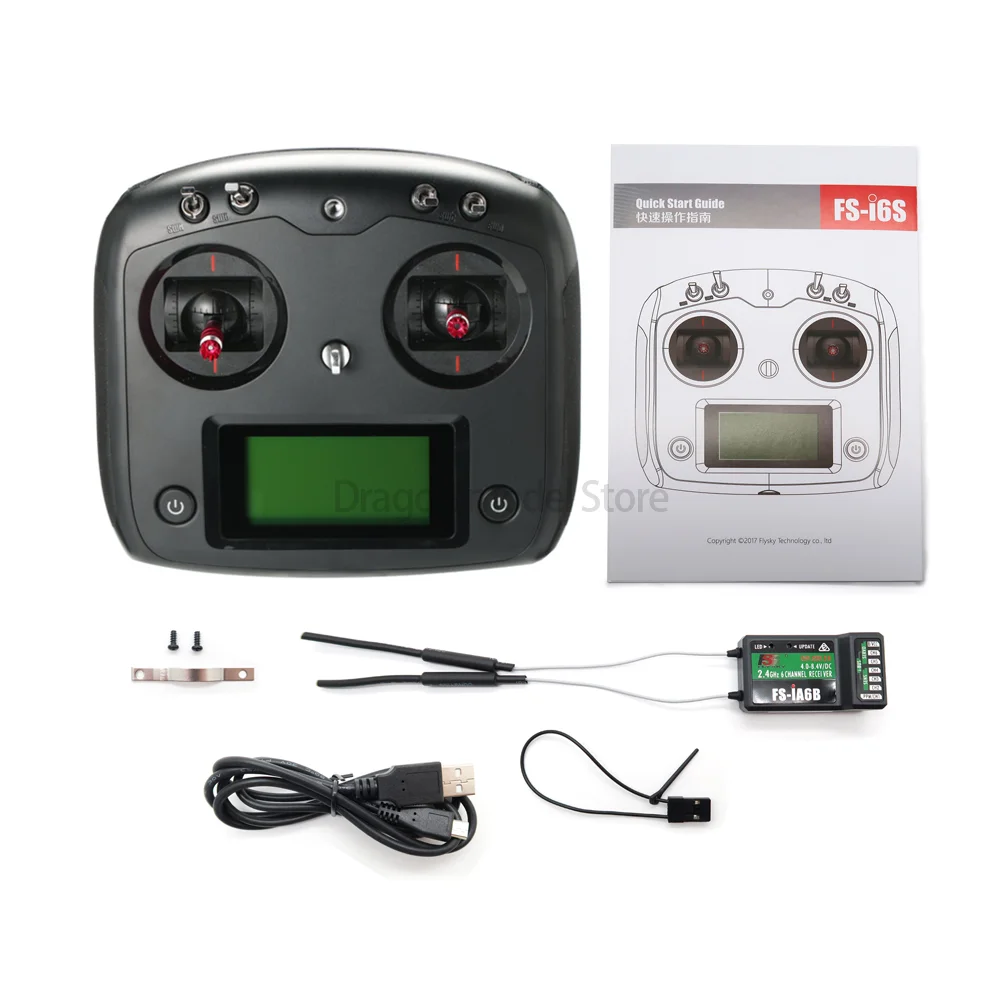 FlySky FS-i6S 2.4G 10CH AFHDS 2A Centering Throttle Transmitter - RCSkyLite