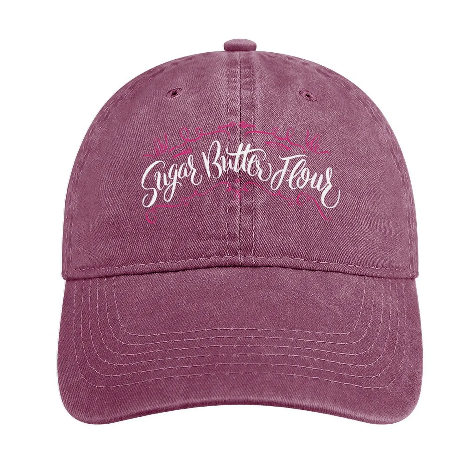 

Sugar Butter Flour logo - Waitress the Musical - Broadway, West End Cowboy Hat Rugby cute Hat For Men Women'S