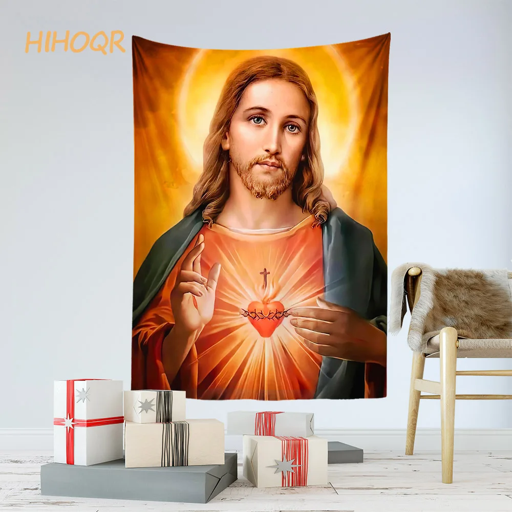 Tapisserie Cascade Tapisseries Murale Forêt Arbre Tenture Nature Paysage Cours D'Eau 3D